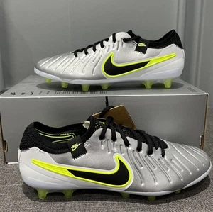 Nike Tiempo Legend 10 Elite - Artificial Grass - Metallic Silver - UK 6/EUR 40 - Picture 1 of 19