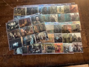Lord of the Rings Trilogy Chrome Base Card Set 99 Cards 2004 Topps FREE SHIP - Picture 1 of 16