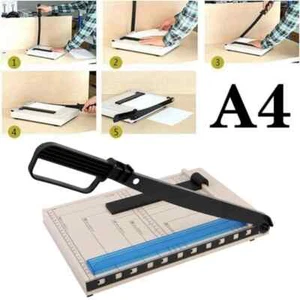Paper Cutter A4 Paper Trimmer 12” Cut Length 12 Sheet Capacity for Home & Office - Picture 1 of 7