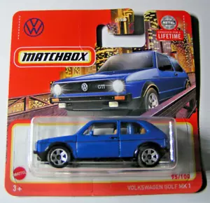 Matchbox - Volkswagen VW Golf MK1 GTi - Blau - MBX Metro 2024 - HVN92 - Bild 1 von 2