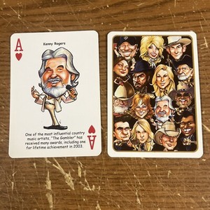 Hero Decks Presents Country Music Playing Card Kenny Rogers