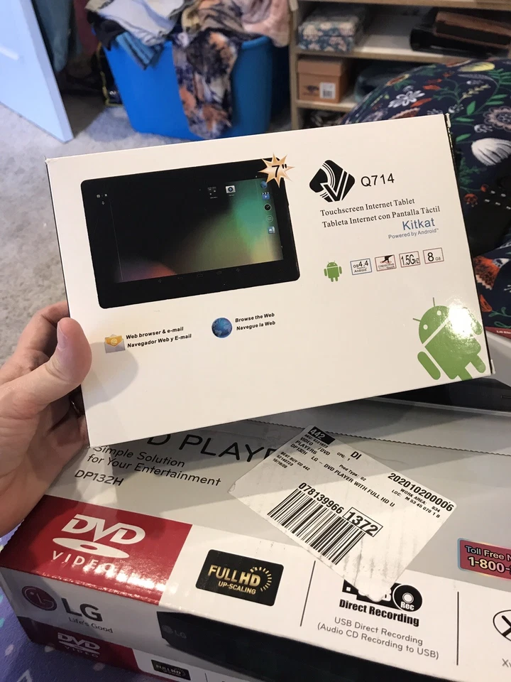 NEW V703 TABLET ANDROID 4.0 1.2 GHZ 4GB TESTED - Image 1 of 2