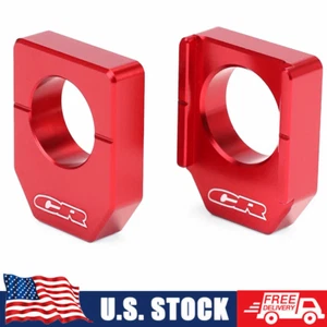 For HONDA CR125R CR250R 2000-2007 CNC Rear Chain Adjuster Axle Block - Picture 1 of 8