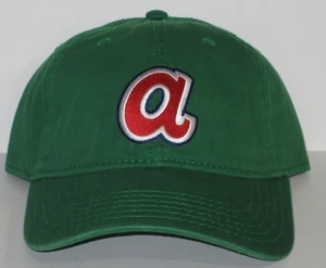 Atlanta Braves Polo Style Cap ~Hat ✨RETRO MLB PATCH/LOGO ✨12 HOT COLORS ✨NEW - Picture 1 of 25