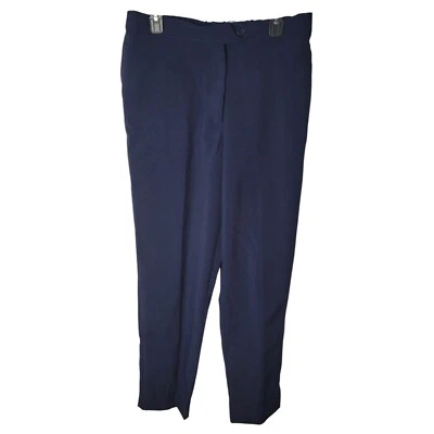 Pantalones de vestir lisos azules talla 16 Bend Over para mujer Foto 1 de 4