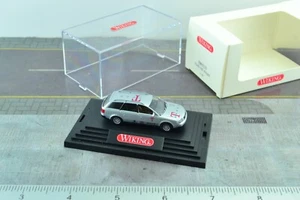 Wiking 1300135 Audi A6 Avant Wagon T MOBILE Silver 1:87 HO Scale - Picture 1 of 2