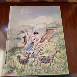 Illustrated Junior Library: Heidi by Johanna Spyri (1945, Hardcover) Vintage - Imagen 1 de 9
