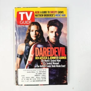 TV Guide Magazine February 8th 2003 Daredevil Ben Affleck Jennifer Gardner - Picture 1 of 4