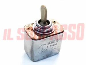 INTERRUTTORE FRECCE CRUSCOTTO LANCIA AURELIA B20 B24 ORIGINALE CARELLO 12 V - Imagen 1 de 4