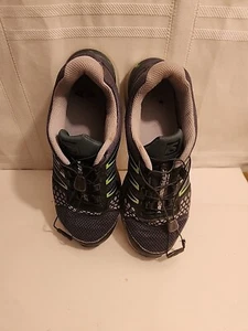 Salomon women's 8.5 XR crossmax 1 blue/grey hiking outdoor trail shoes - Picture 1 of 8