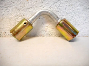A/C BEADLOCK SPLICE CRIMP FITTING,#8 STANDARD BARRIER 90 DEGREE BL6122 35B6122 - Foto 1 di 2