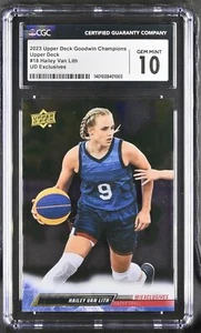 2023 Goodwin Champions Hailey Van Lith #18 Clear Cut Exclusives SSP CGC 10 - Picture 1 of 2