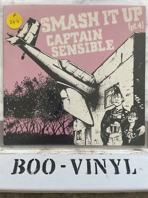 Captain Sensible - Smash It Up (Pt. 4) punk 7” vinyl record EX / NM Foto 1 de 4