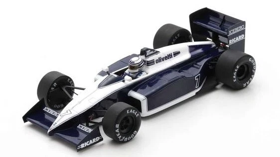 Spark Model BRABHAM BT56 RICCARDO PATRESE 1987 N.7 3rd MEXICAN GP 1:43 - Immagine 1 di 1