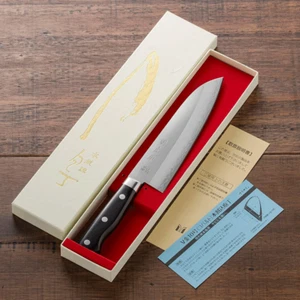 Cooking Knife Seki KoTetsu V Gold No.10 Santoku Knife Stainless steel 180mm - Picture 1 of 12