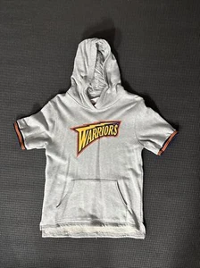 Mitchell & Ness NBA Youth Boys Warriors Short Sleeve French Terry Hoodie 14/16 L - Picture 1 of 9