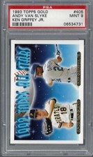 1993 Topps Gold #405 Andy Van Slyke Ken Griffey Jr All Stars PSA 9 Mint 06534731