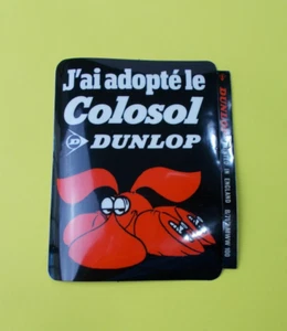 Francés 1971 Dunlop neumáticos trotamundos, marmota, calcomanía colosol pegatina Inglaterra - Imagen 1 de 8