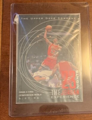 1996 Upper Deck 23 Nights The Jordan Experience Jumbo Michael Jordan #13 - Image 1 of 2