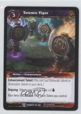 2010 World of Warcraft TCG: War the Elements Totemic Vigor #85 0j0