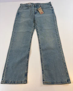 Pantalones de mezclilla elásticos Levis 514 calce recto azul claro 34x29 nuevos con etiquetas - Imagen 1 de 15