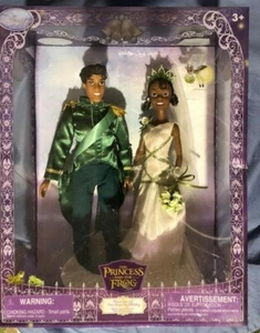 TIANA & NAVEEN~BODA REAL~muñecas~Princesa y la rana~Tienda Disney~NUEVO EN CAJA~2010 - Imagen 1 de 12