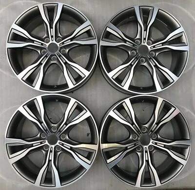 4 Orig BMW Alufelgen Styling 484 8Jx18 ET57 6855093 2er F45 AT F46 GT FB606 - Bild 1 von 4