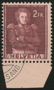 Schweiz DOPPELPRÄGUNG Mi.Nr. 385 DP I gestempelt Mi.Wert 80 € (B1) - Picture 1 of 2