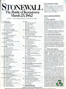 Stonewall (Map & Rules) - Picture 1 of 2