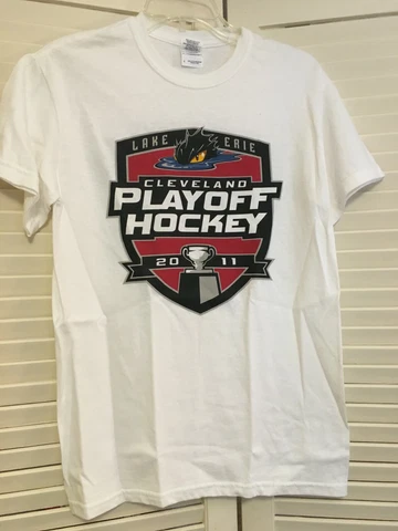 LAKE ERIE MONSTERS SHIRT Hockey 2011 Playoffs Cleveland Monsters AHL Adult Small Cover