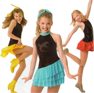 Scream and Shout ARABIAN BLUE ONLY Kinder X-Small Jazz & Stepptanz Kostüm - Bild 1 von 4