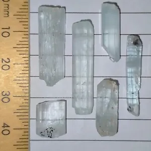 Raw Goshenite crystals natural loose gemstones bundle 40.5ct Australian Stock - Picture 1 of 6