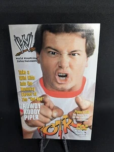 WWE Mini Magazine Rowdy Roddy Piper Collector's Series Hot Rod WWF - Picture 1 of 2