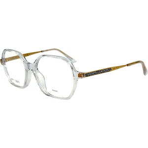 Montatura occhiali da vista donna plastica Jimmy Choo JC380 G 0900 cristallo 51-17 Italia - Foto 1 di 6