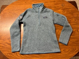 WOMENS USED LIGHTLY WORN PATAGONIA LIGHT BLUE BETTER SWEATER PULLOVER SMALL - Picture 1 of 6