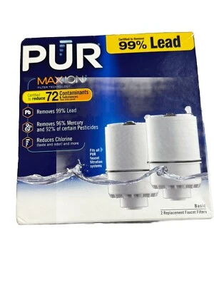 PUR Faucet Mount Certified to Filter Lead - 2 Filters (BRAND NEW FACTORY SEALED) - Image 1 of 2