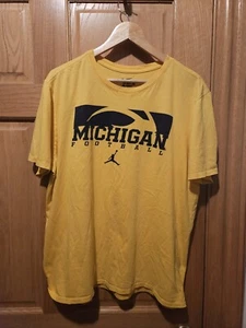 Michigan Wolverines 2016 Jordan Football Student Performance T-Shirt-Size XL - Picture 1 of 3