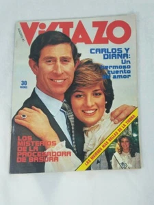 Vintage Vitazo Spanish Magazine August 1981  Carlos y Princess  - Picture 1 of 5