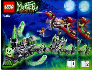 🧱 LEGO Nueva Instrucción 9467 Monster Fighters Ghost Train 2 Manuales Solo Sin Pieza - Imagen 1 de 2