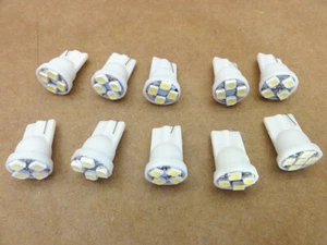 10X White T10 8 SMD 3020 Car LED Wedge Side Light bulb Lamp W5W 194 168 501 - Picture 1 of 1