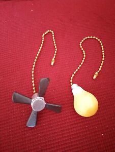 Ceiling Fan Pull Chains 7 inch Chain Extenders Fan and Light bulb Ornaments