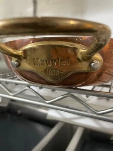 Mauviel M'150B Oval Frying Pan with 2 Handles, copper material, semi new - Picture 1 of 2