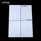 1Pcs A4 A5 A6 A7 Notebook Cover Mold Handmade Crystal Resin Mould