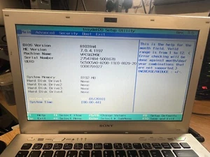 Sony VPCSB PCG-41218M 13.3" Laptop – i3 | Turns On | Sold as Parts/Not Working - Picture 1 of 6