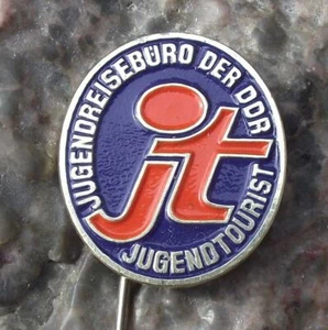 Antique Jungendreiseburo Youth Travel Agent East Germany DDR Tourism Pin Badge - Picture 1 of 2