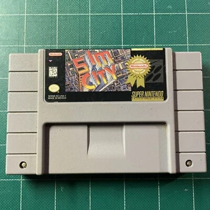 SimCity Players Choice SNES nur Cartridge, getestet und funktionsfähig - Bild 1 von 5