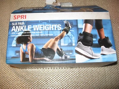 Pair of 2 SPRI 5 LB Adjustable Ankle Weight New in Open Box - Image 1 of 3