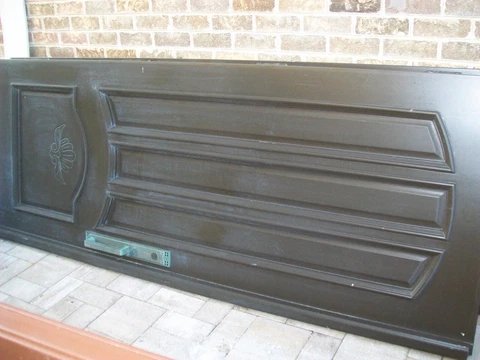 Solid Oak Door entry Cover