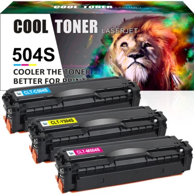 Paquete de 3 cartuchos de tóner color CLT-K504S 504S para Samsung C1810w C1860fw CLP-415nw Foto 1 de 4