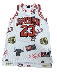 Maglia Air Jordan Youth Bulls Ring taglia media 10-12 - Foto 1 di 8
